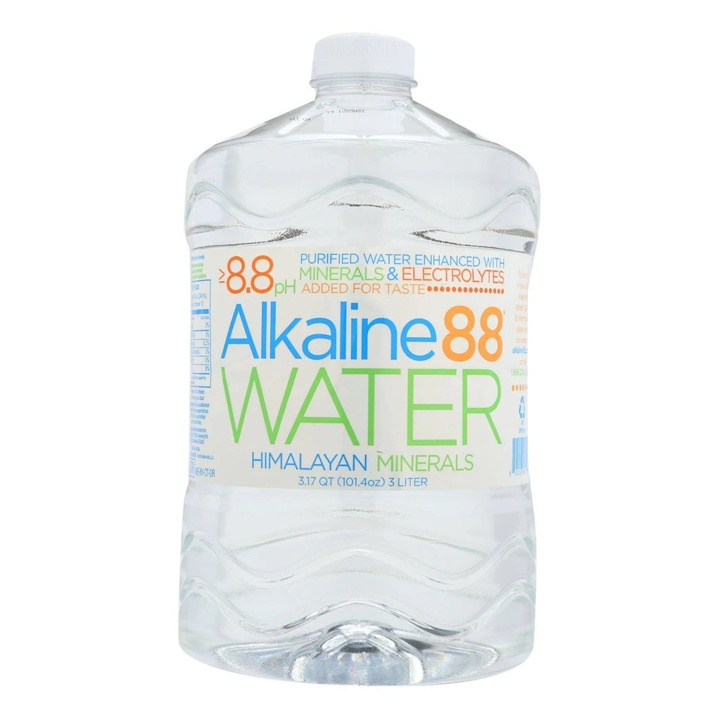 8.8 Ph Purified Water 3 Liter Case of 4 Y4890
