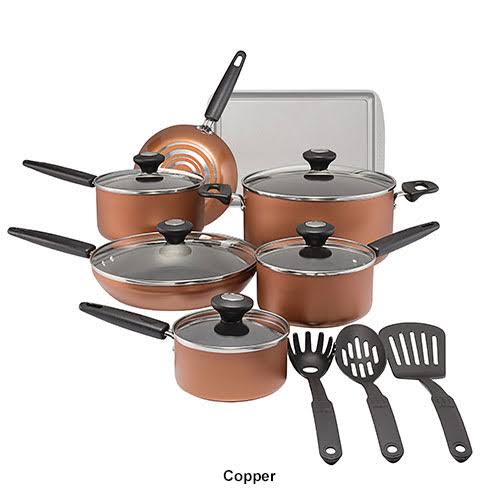 15-Piece Nonstick Aluminum Cookware Set E311959