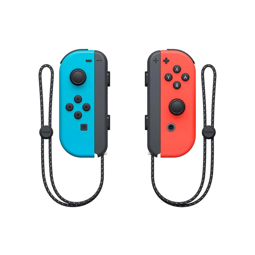 Nintendo Switch OLED Model (Neon Red/Blue) with Extra Joy-Con (Red/Blue), Dock, Joy-Con Grips and Straps, Portable Case and Earphones Z694245