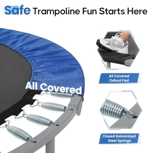 40/48" Foldable Mini Trampoline with Adjustable Foam Handle K7285