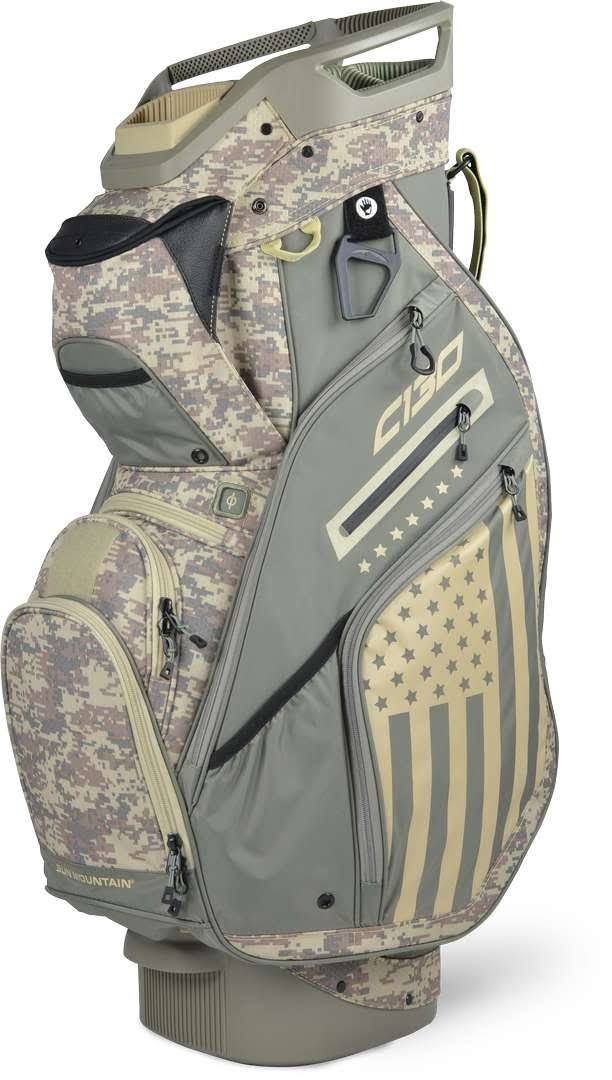 Black Charcoal White Red Cart Bag Z189
