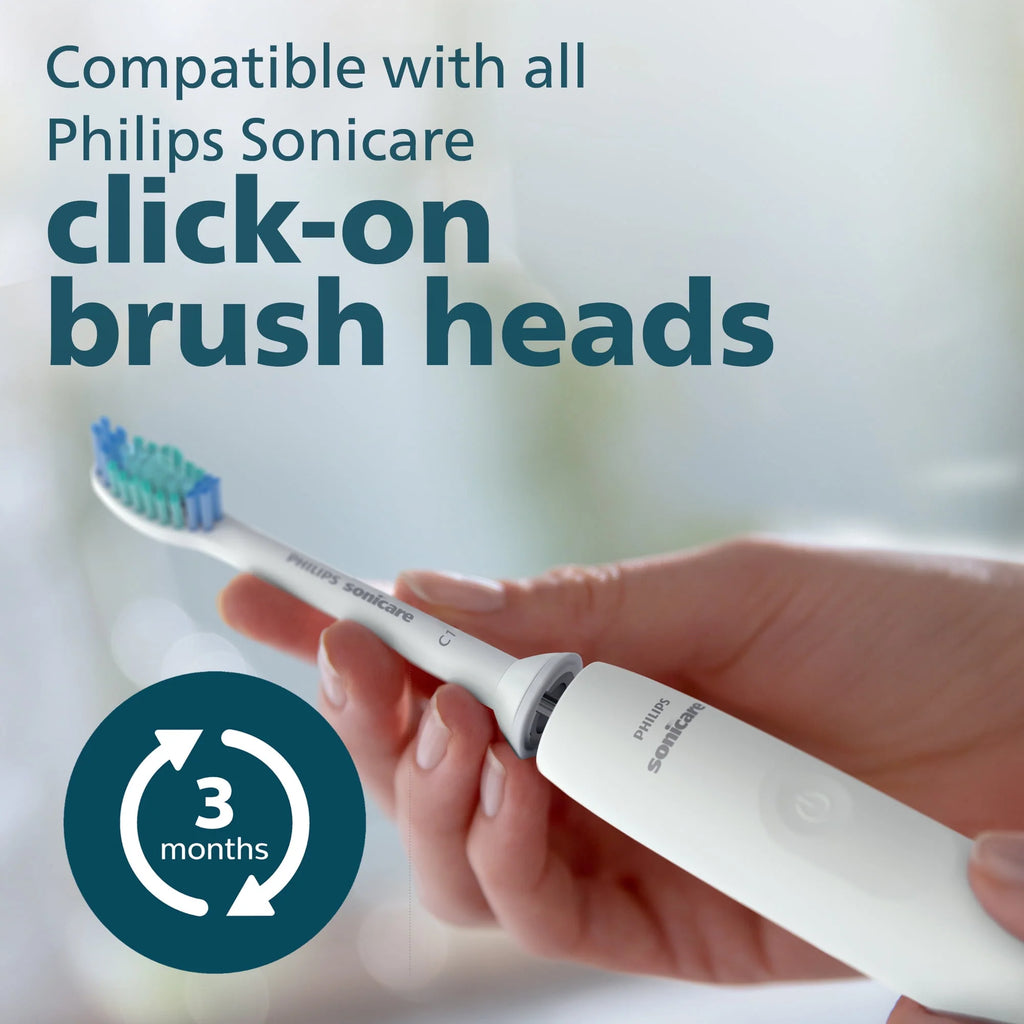 White Rechargeable Electric Toothbrush with Pressure Sensor A461
