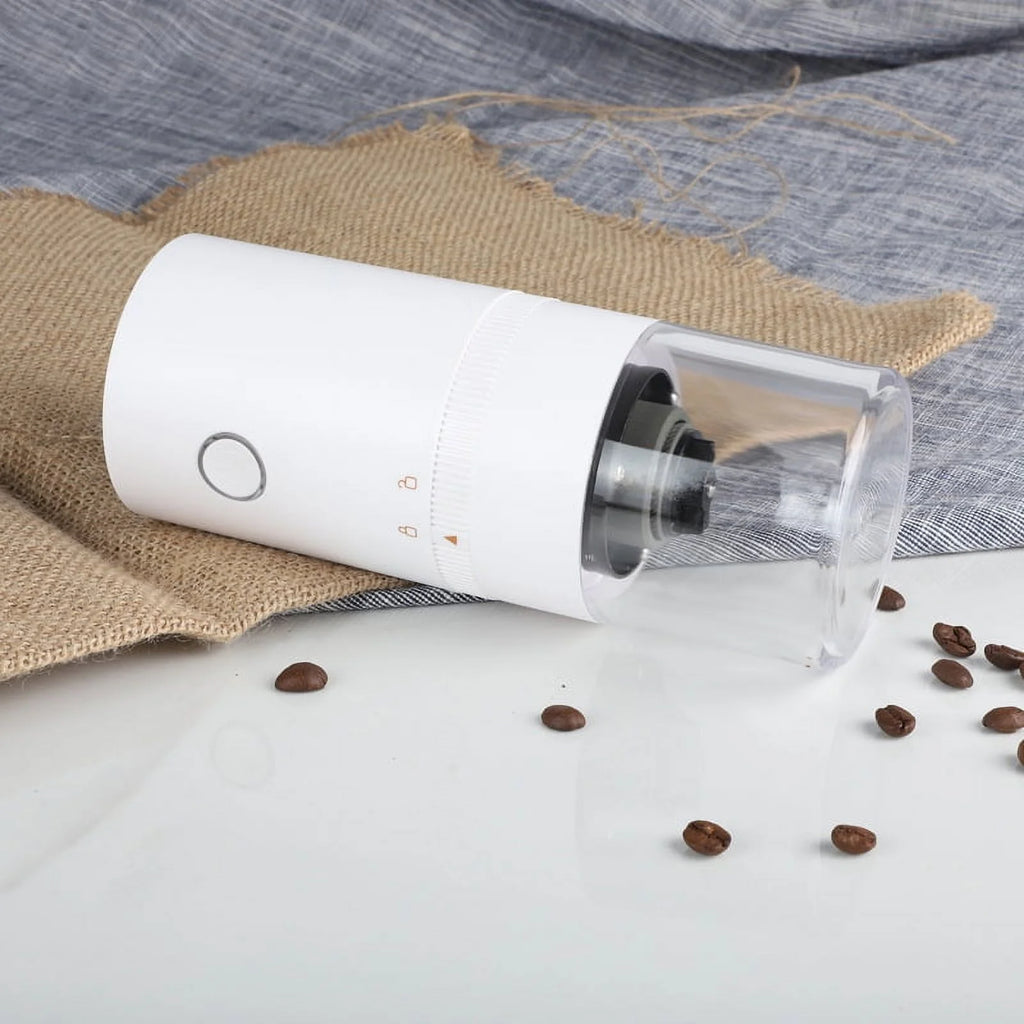 White Cordless Electric Coffee Grinder H255