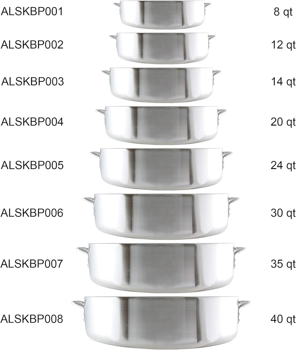 14 Quart Aluminum Braiser With Lid E8411