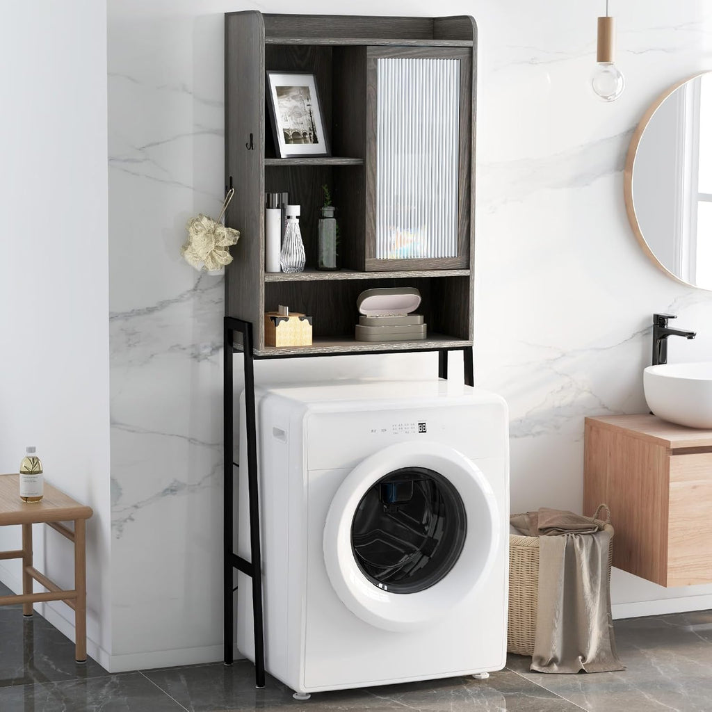 Over The Toilet Storage Cabinet with Sliding Door N991807