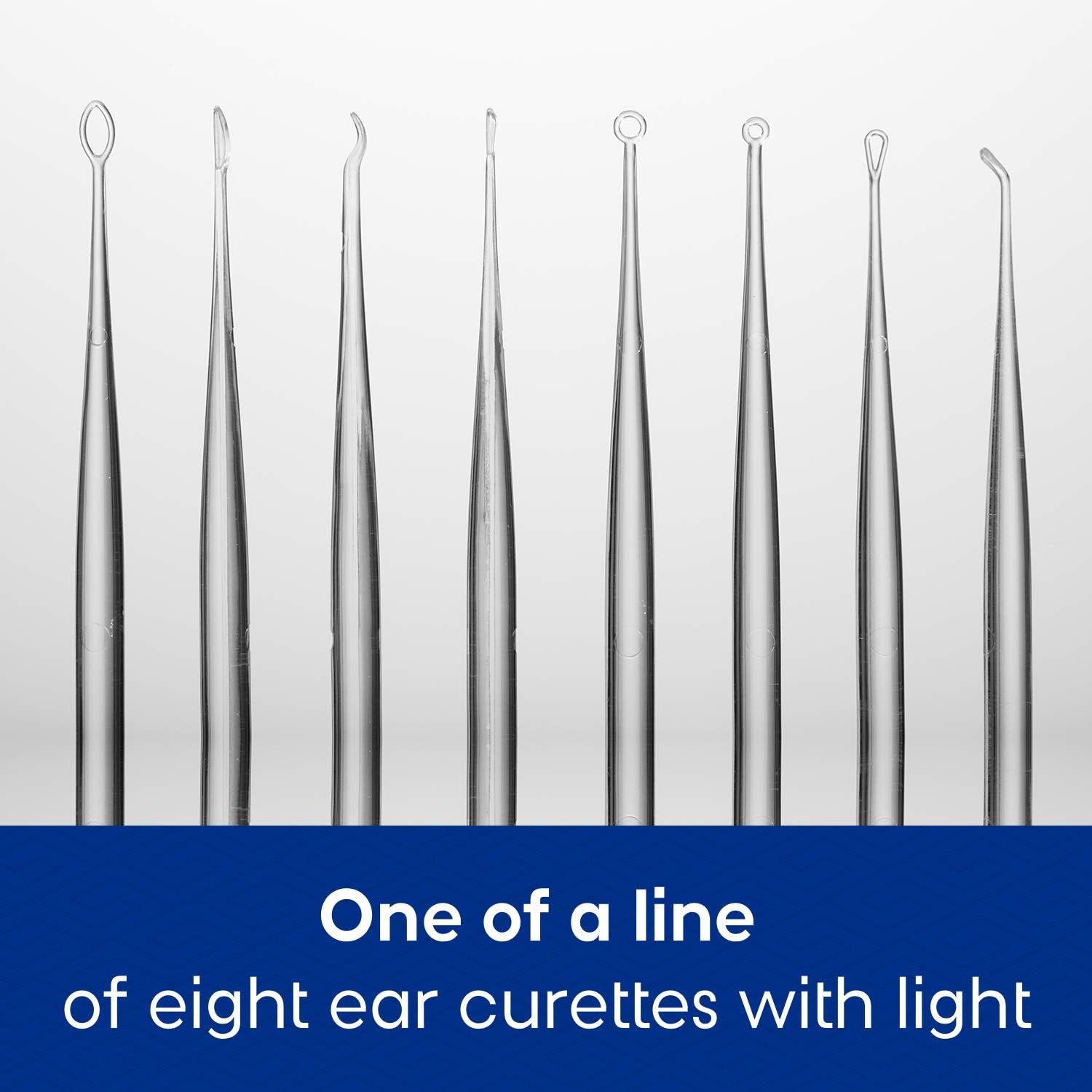Lighted Ear Curette Tool, Single-Use, 52 Piece Set B247352