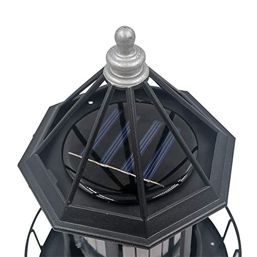 Solar LED Rotating Lighthouse Light F76008