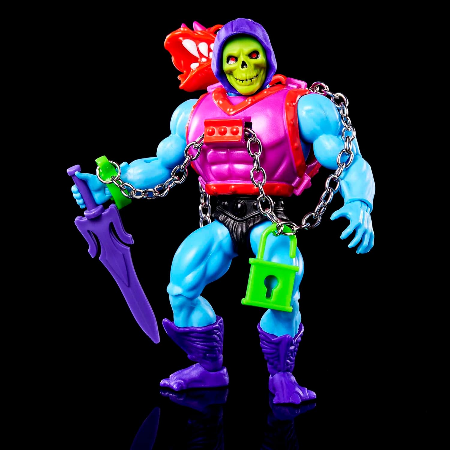 Deluxe Dragon Blast Skeletor 5.5-in Action Figure with Accessories T571