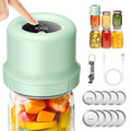 Electric Mason Jar Vacuum Sealer with Wide and Regular Mouth Mason Jar Lids J752