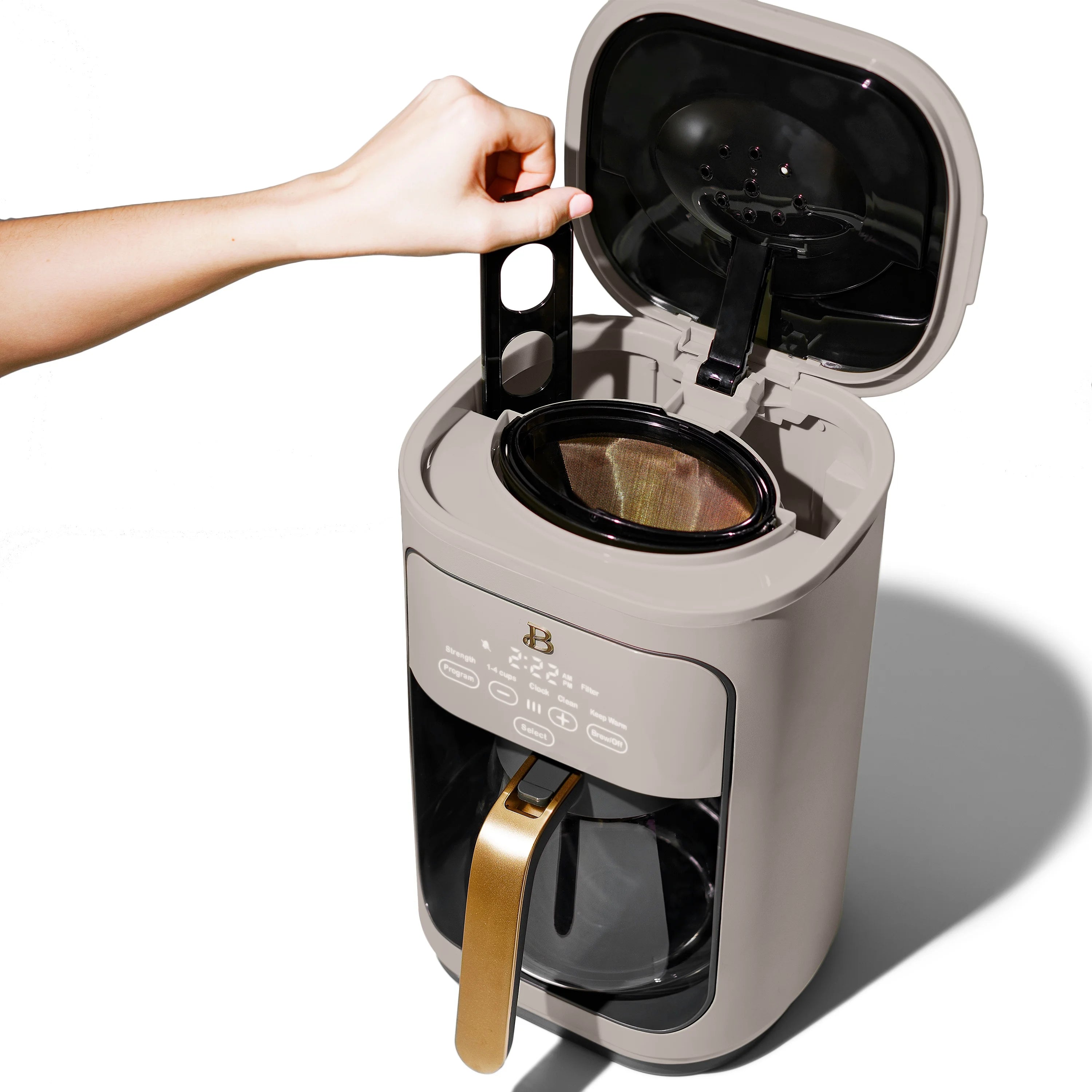 14-Cup Programmable Drip Coffee Maker with Touch-Activated Display J362