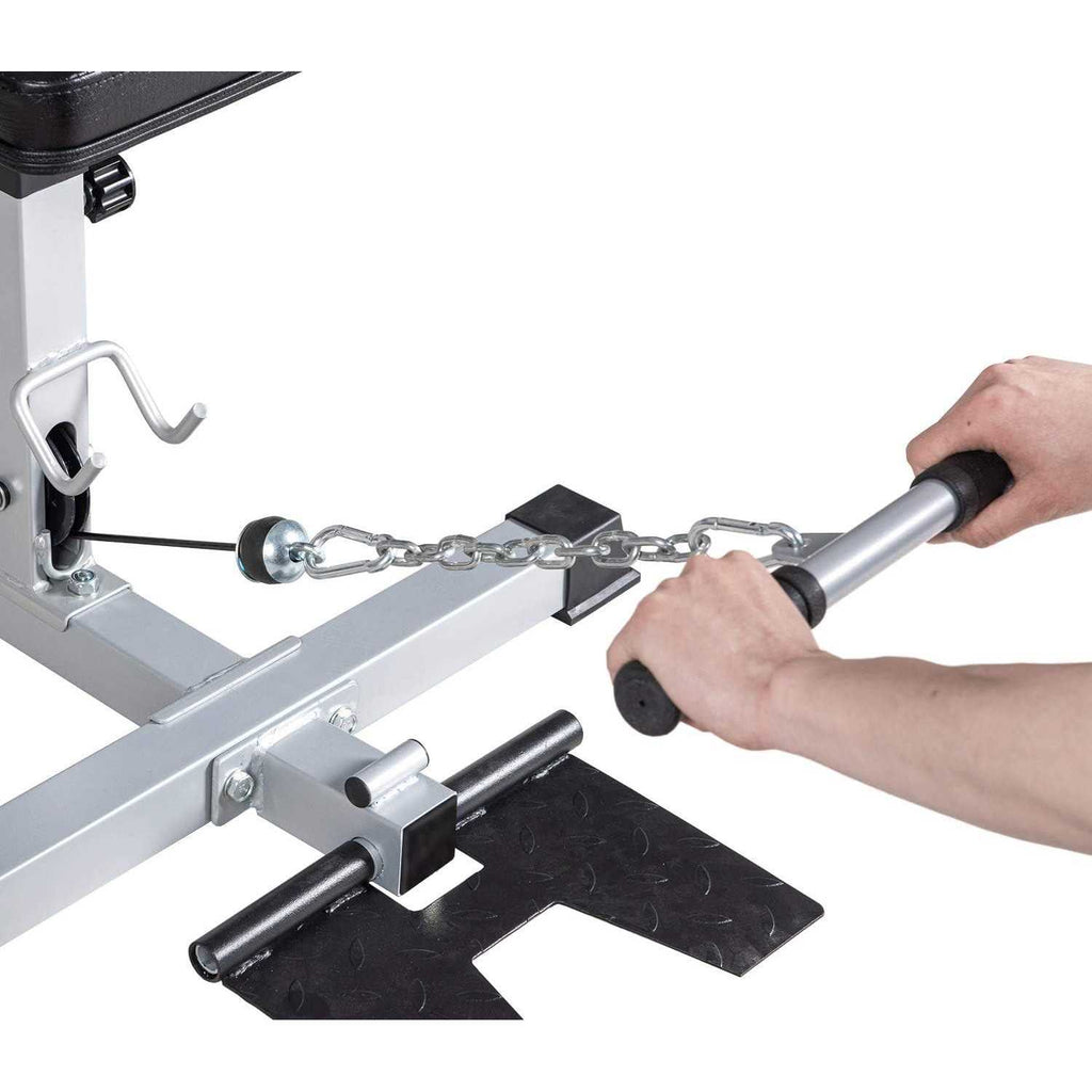 Lat Pull Down Machine Low Row Bar Cable Fitness Gym I9957