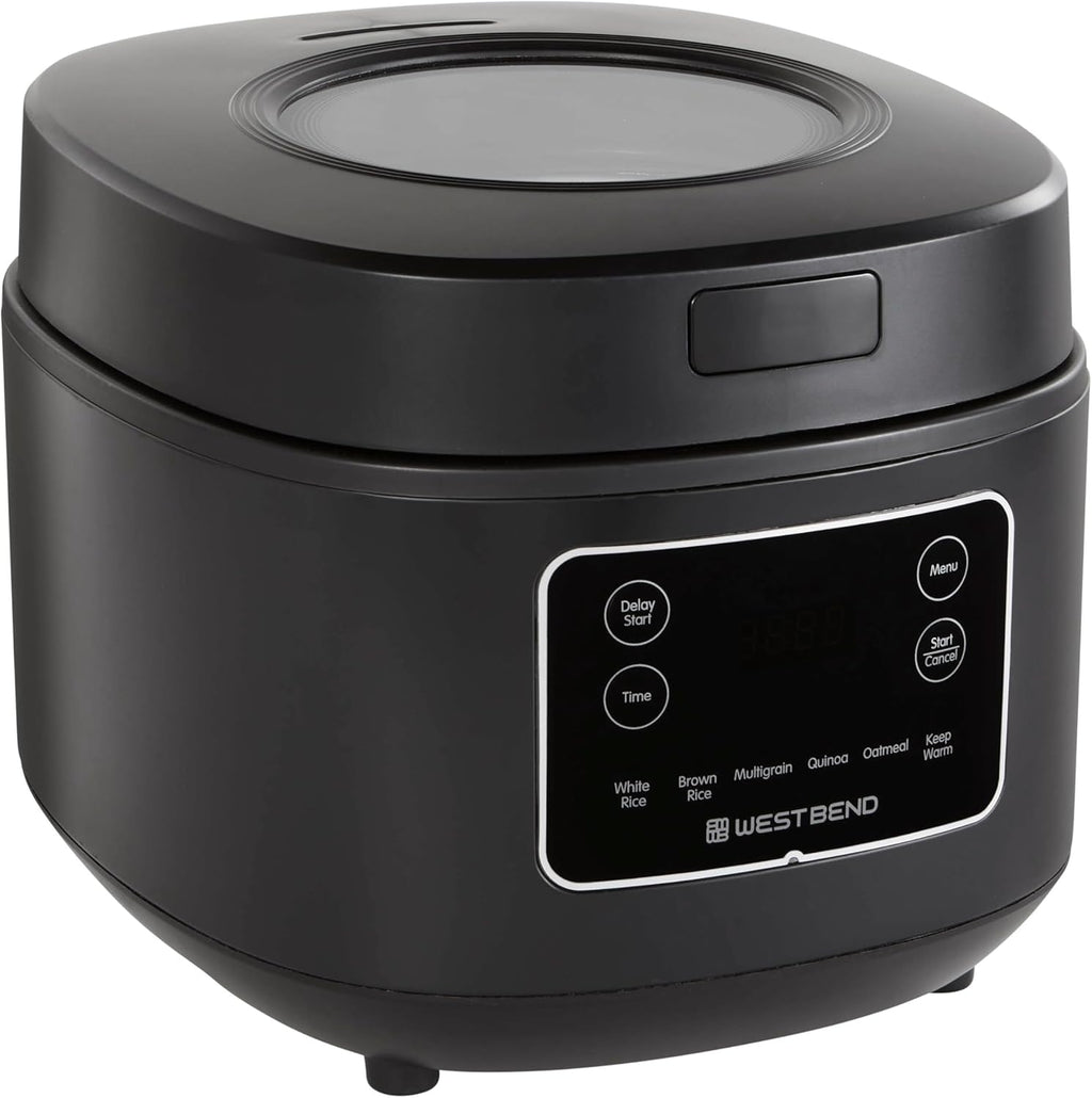 12 Cups Black Rice Cooker with Steam Basket F566820