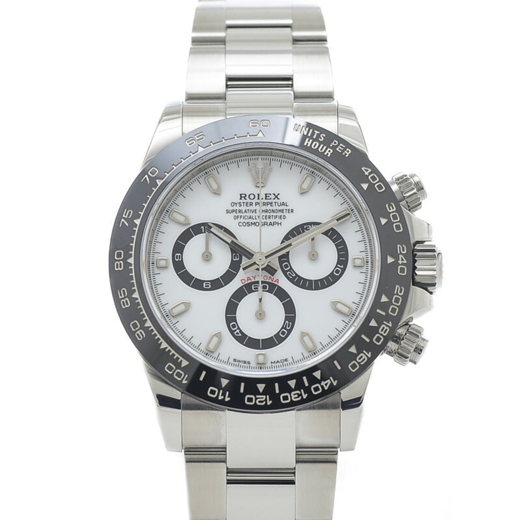 Pre-Owned Rolex Daytona Watch White Dial I561