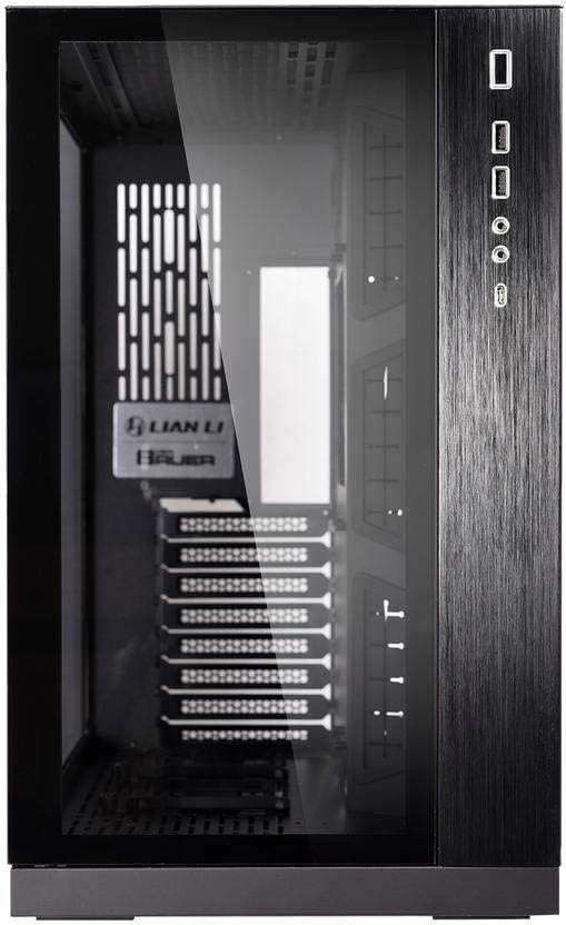 White ATX Mid Tower Tempered Glass Computer Case D7483