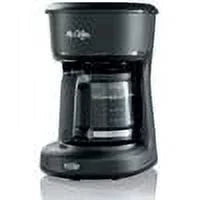5-Cup Mini Brew Coffee Maker, Black I349