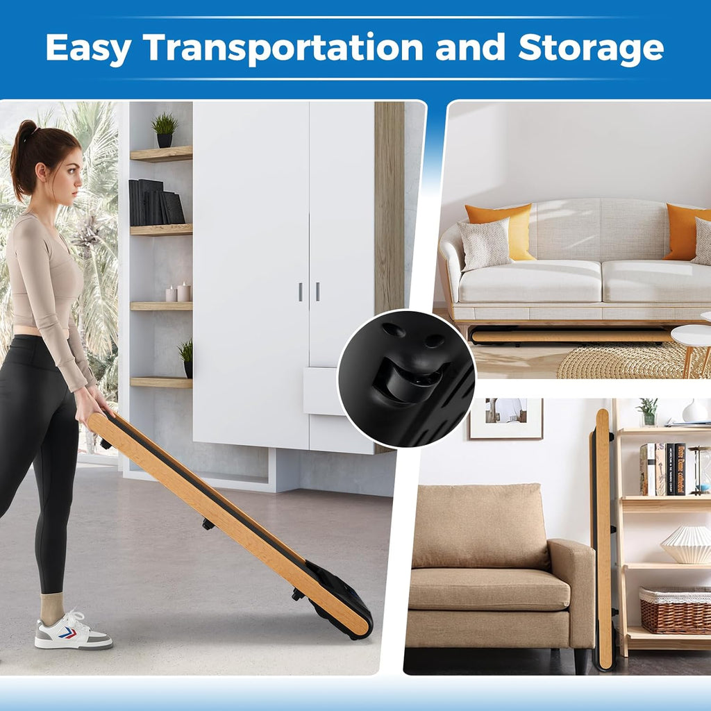 Walking Pad Treadmill with Remote Control and LED Display O77982