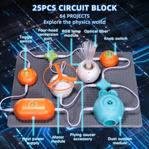 31 Circuit Parts Electronics Exploration Science Kit S76446