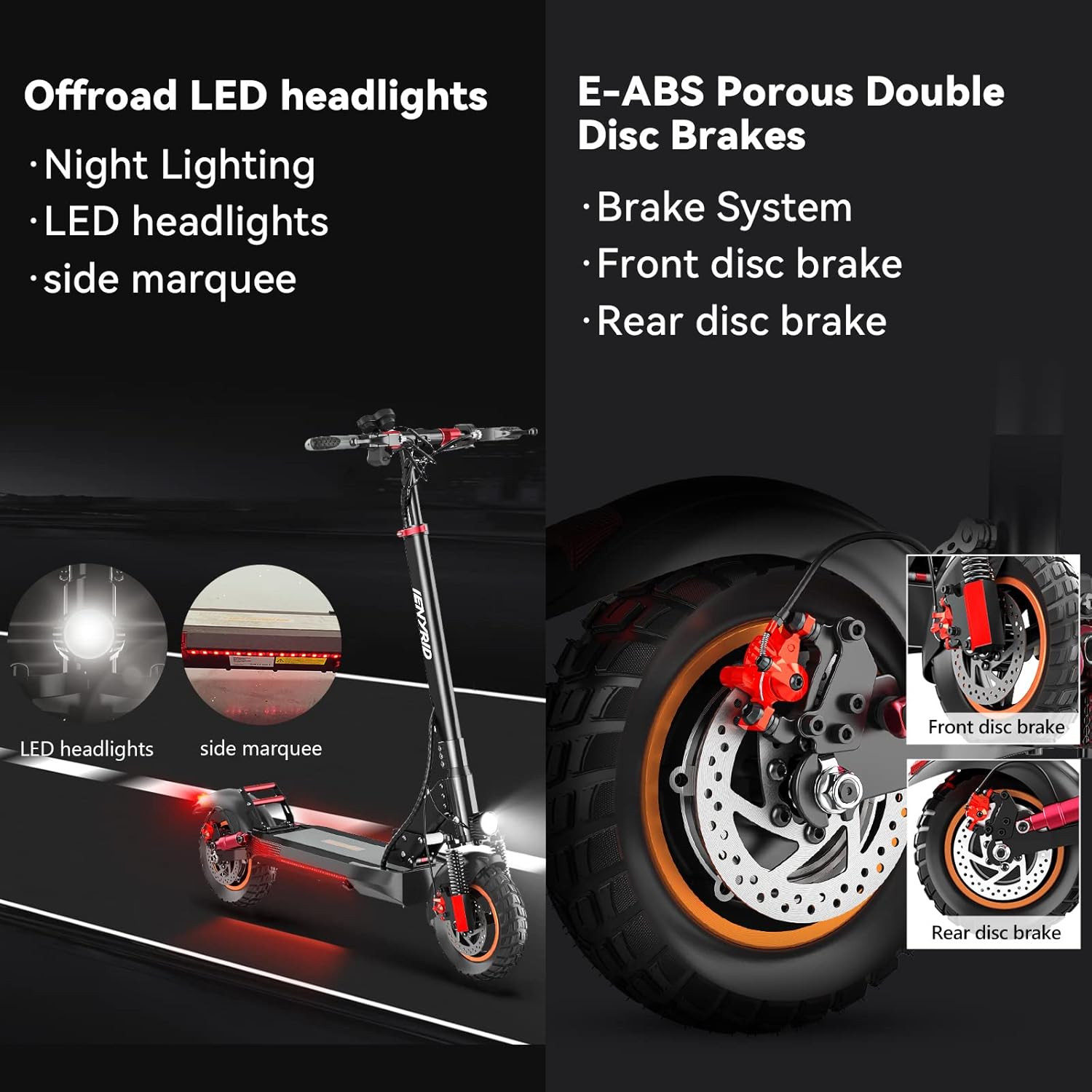 Electric Scooter with Seat, 10 inch Air Tire, 600W Motor, 31 Miles Max Range, 28 Mph Top Speed I438840