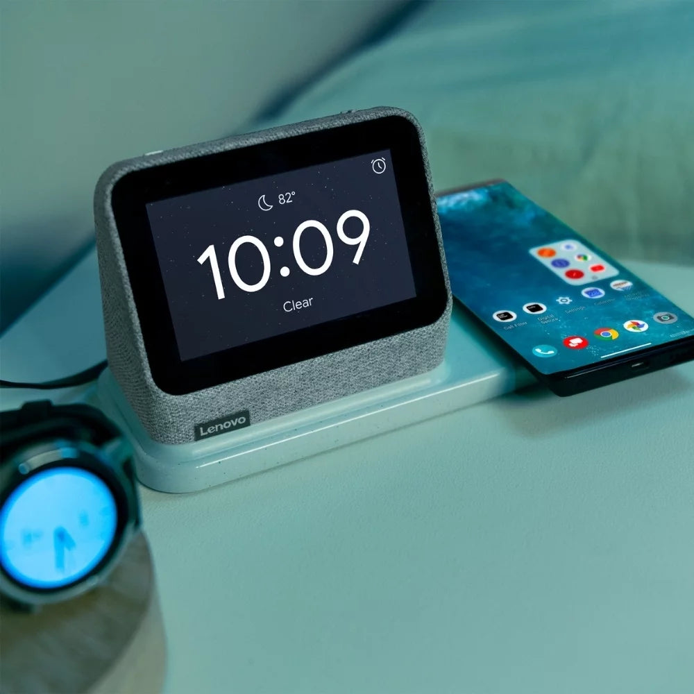 Smart Clock 2 with Wireless Charging Dock - Heather Grey W228405