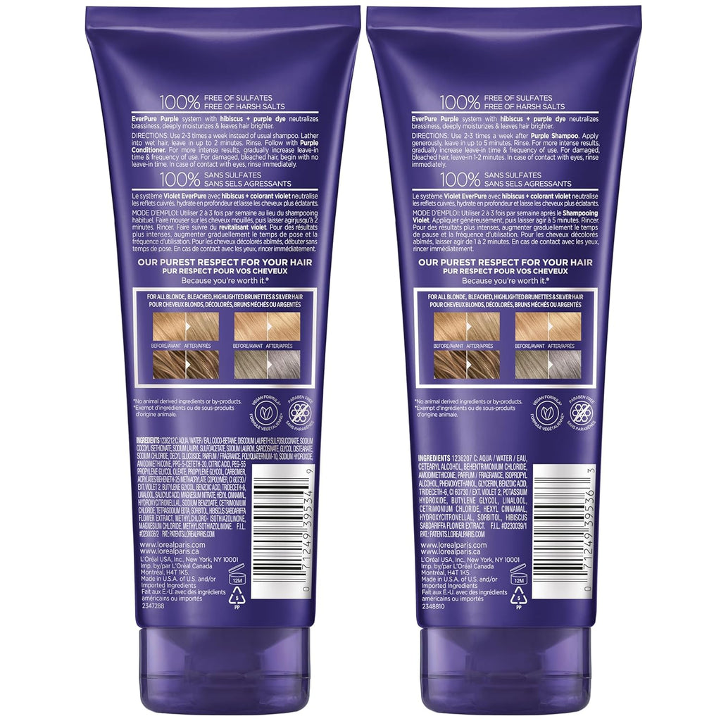 Sulfate Free Purple Shampoo and Conditioner Set U568612