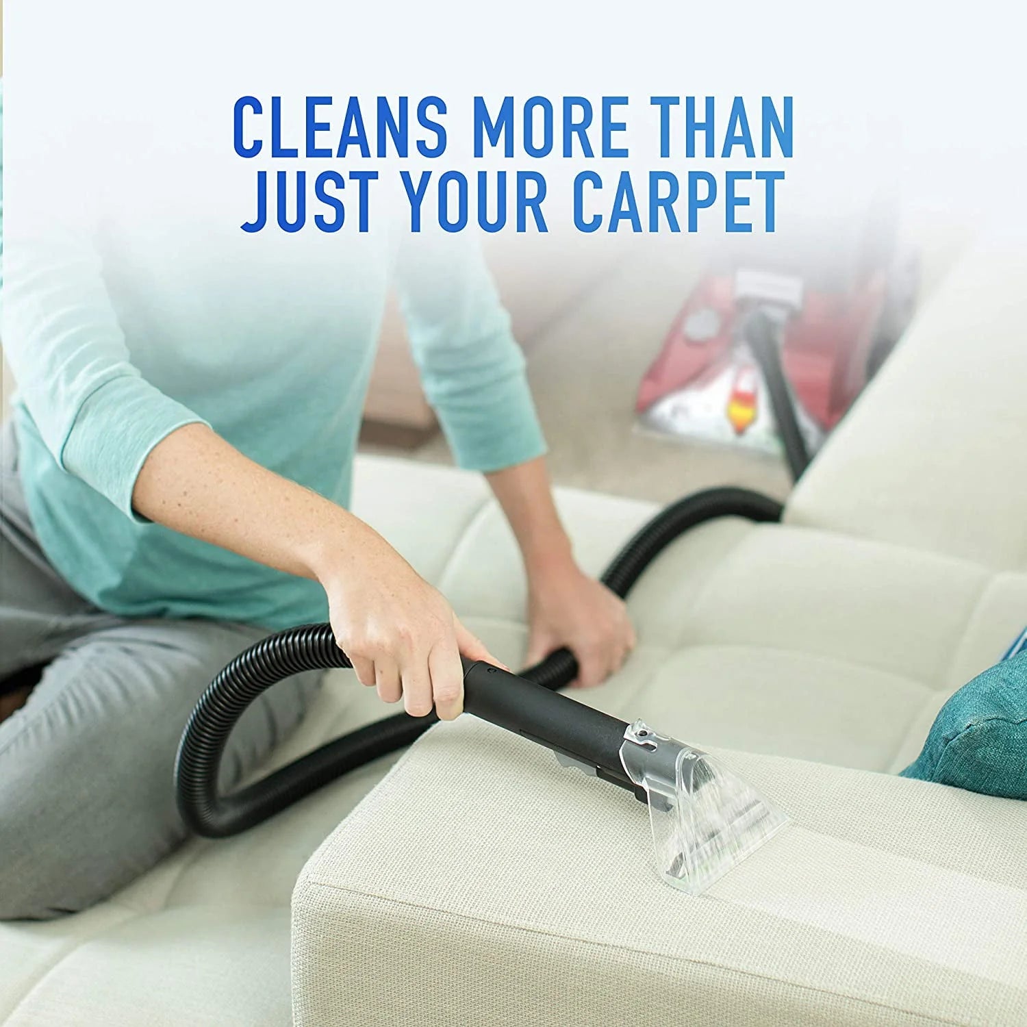 Red Upright Carpet Cleaner Machine F63861