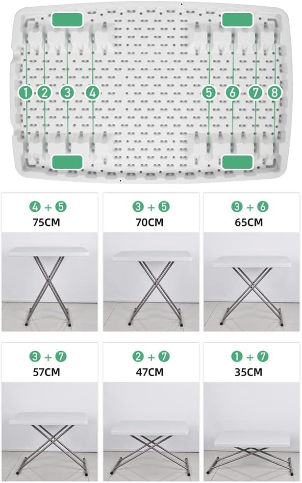 30" x 20" Heavy Duty Folding Plastic Table G104394