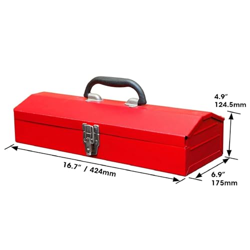 16" Portable Steel Tool Box U607