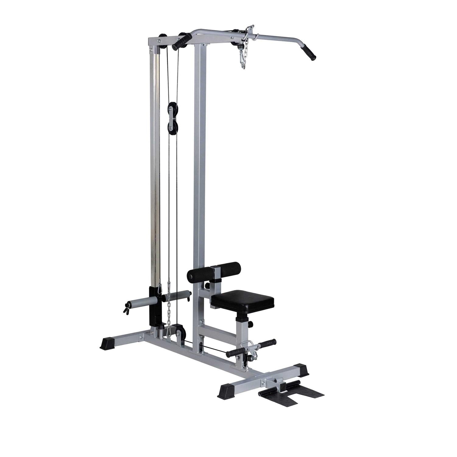 Lat Pull Down Machine Low Row Bar Cable Fitness Gym I9957
