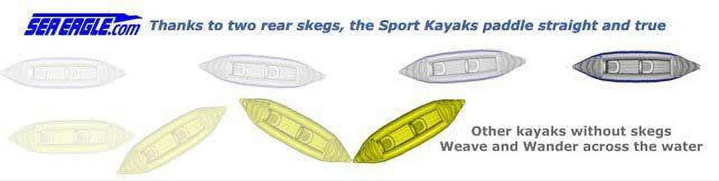 2 Person Inflatable Sport Kayak with Paddles B705