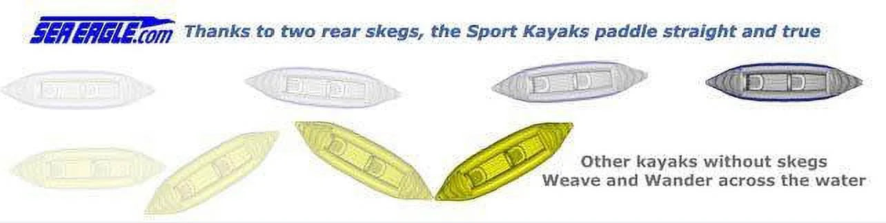 2 Person Inflatable Sport Kayak with Paddles B705