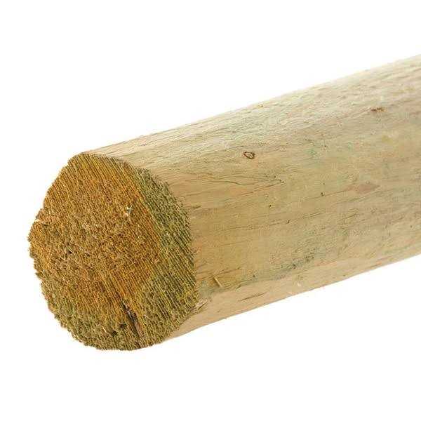 3-3/4-in x 8-ft Pressure Treated Pine Fence Post A179