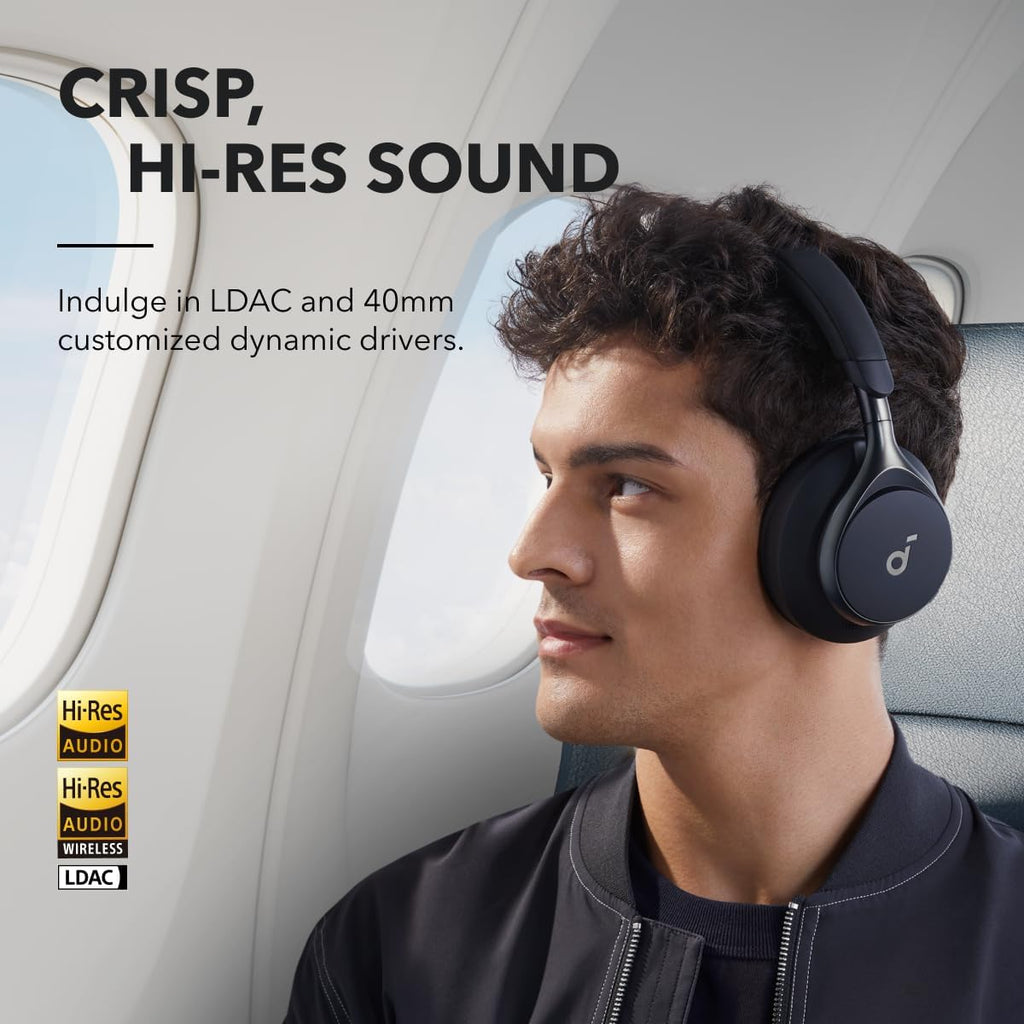 Active Noise Cancelling Headphones with Case, 40H ANC Playtime B948121