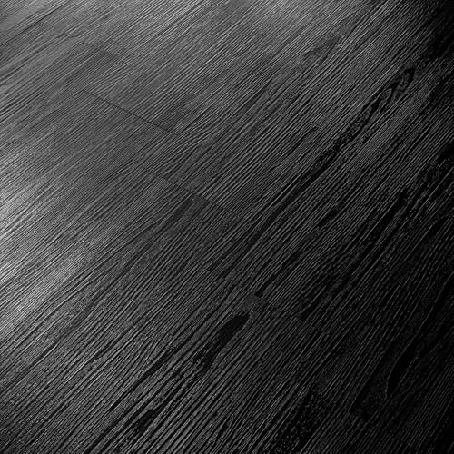 17-Pack 6"x36" Black Wood Luxury Vinyl Plank Flooring Peel and Stick Tiles Q126697