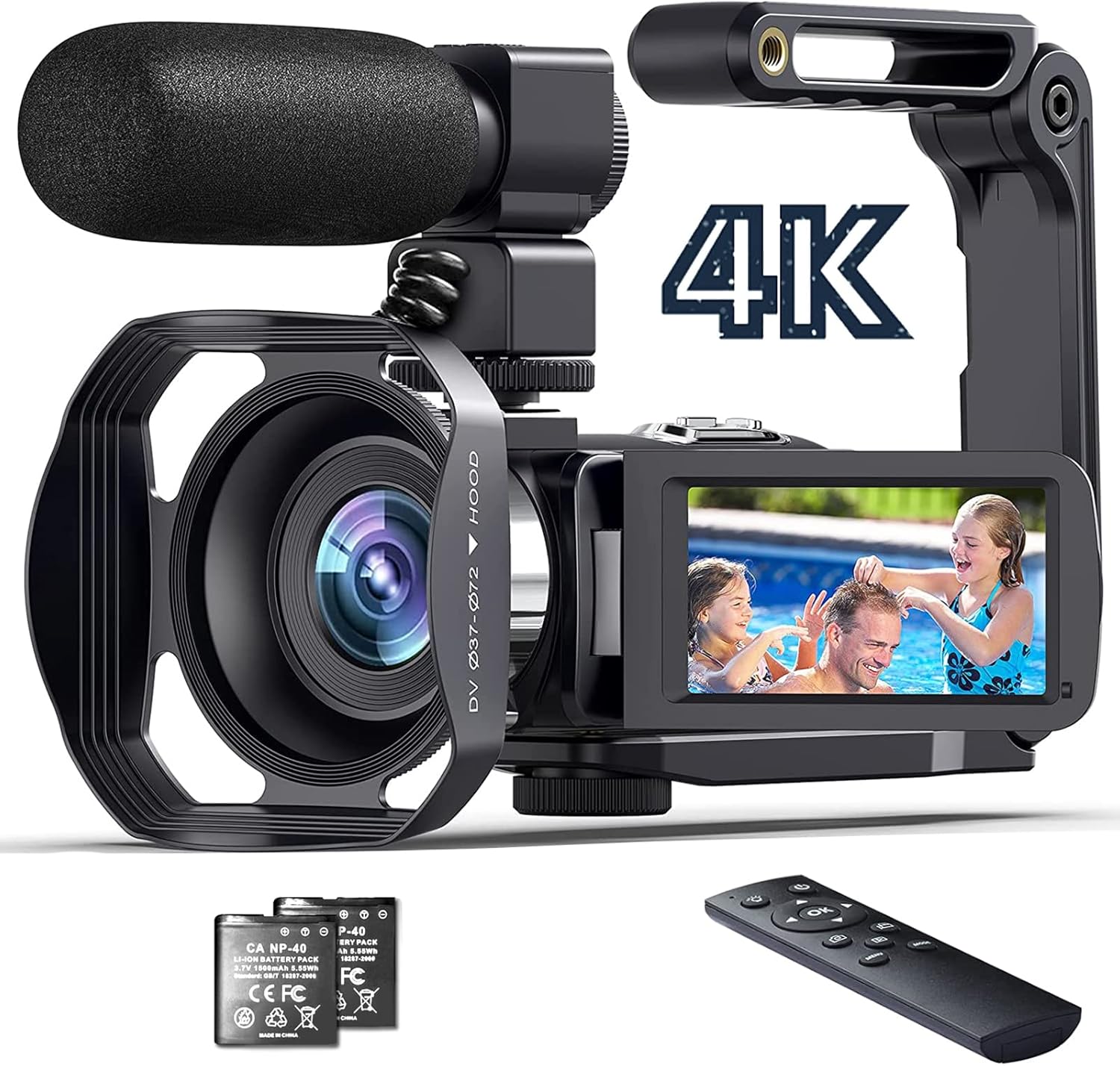 4K 56MP 18X Zoom Digital Video Camera with Touch Screen W921