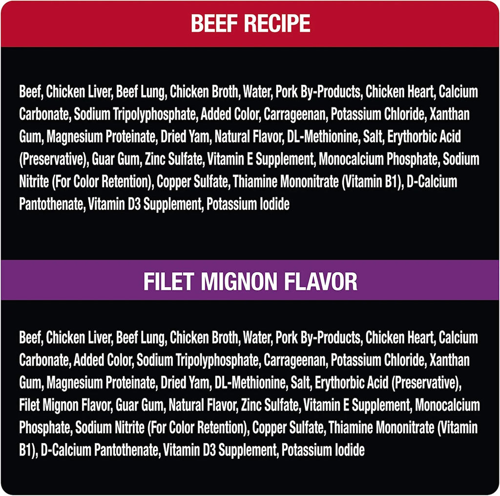 24 Pack 3.5 oz Soft Wet Dog Food Variety Pack I8245