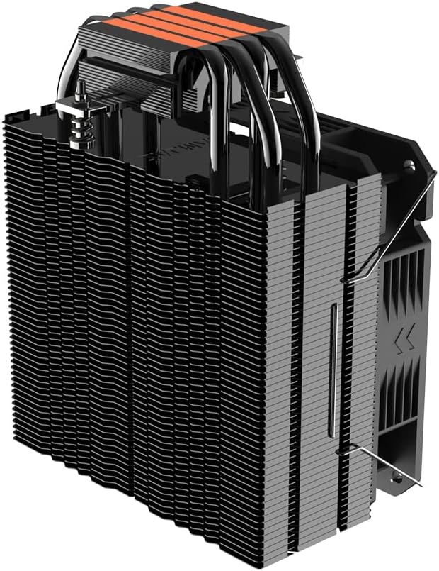 ATX Mid Tower PC Case with Black CPU Cooler D42306