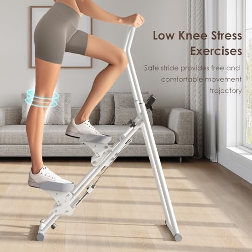 Compact Folding Stair Stepper with Adjustable Handlebar & Pedals T900194