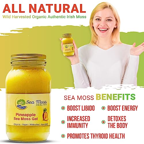 Wild Harvested Organic Irish Sea Moss Gel (Mango) M47686