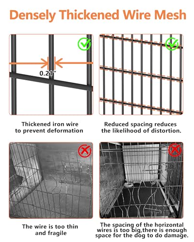 Grey 27" Wooden Dog Crate with Double Doors G613