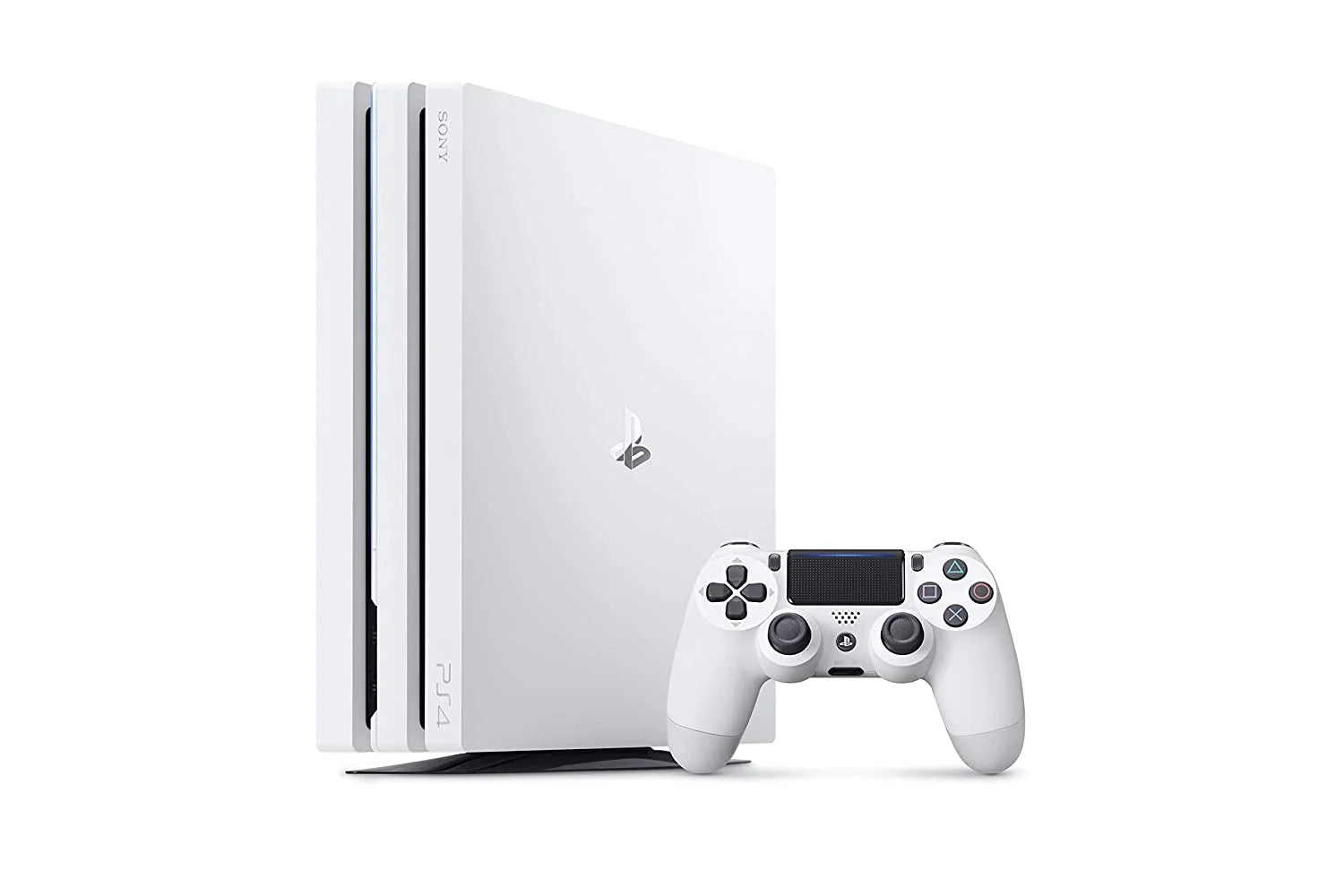 PlayStation 4 500GB Matte White Gaming Console with 2 Controller N296625