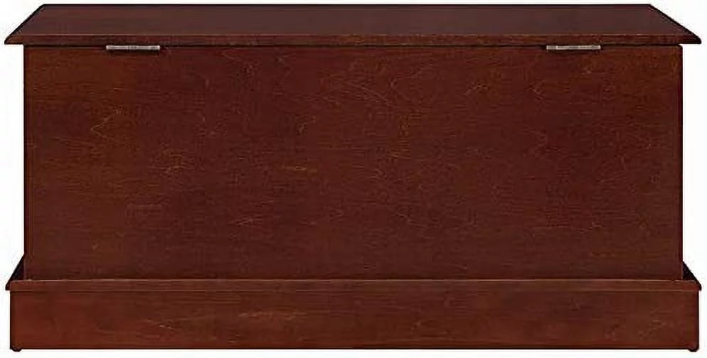 Warm Brown Cedar Lined Wood Storage Blanket Chest Trunk L2301