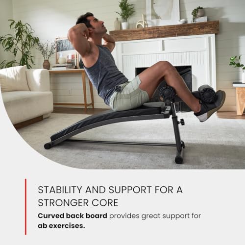 Sit Up Bench with Reverse Crunch Handle D49816