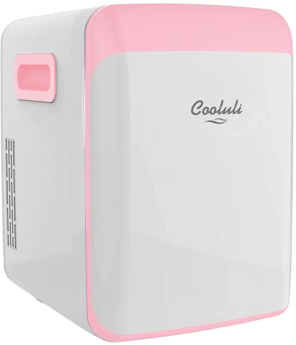 Pink 15 Liter Compact Portable Cooler Warmer Mini Fridge D4175
