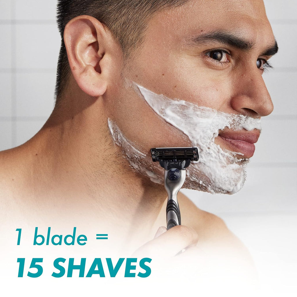 Mach3 Razor, 1 Razor Handle + 1 Blade Refill O6729
