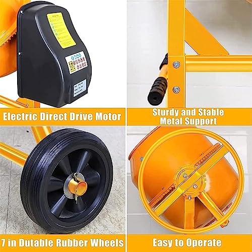 5 cubic Ft Portable Concrete Mixer M25229