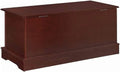 Warm Brown Cedar Lined Wood Storage Blanket Chest Trunk L2301
