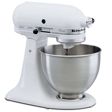 4.5-Quart White Mixer E327