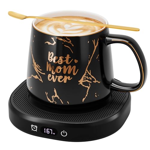 Electric Cup Warmer with Mug Set, 4-Temperature Setting F951571