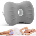 Grey Large Memory Foam Knee Pillow with Washable Cooling Cover S948131