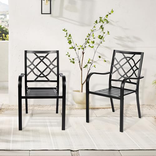5-Piece Outdoor Wrought Iron Chairs and Table Patio Dining Furniture Set C568